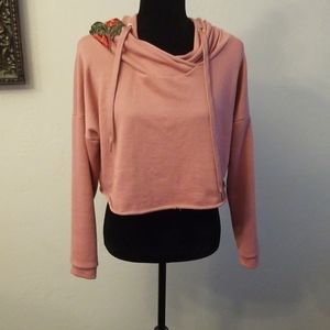 Cropped hoodie